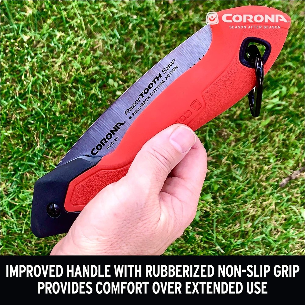 Corona Tools 7-Inch RazorTOOTH Folding Saw | Pruning Saw Designed for Single-...