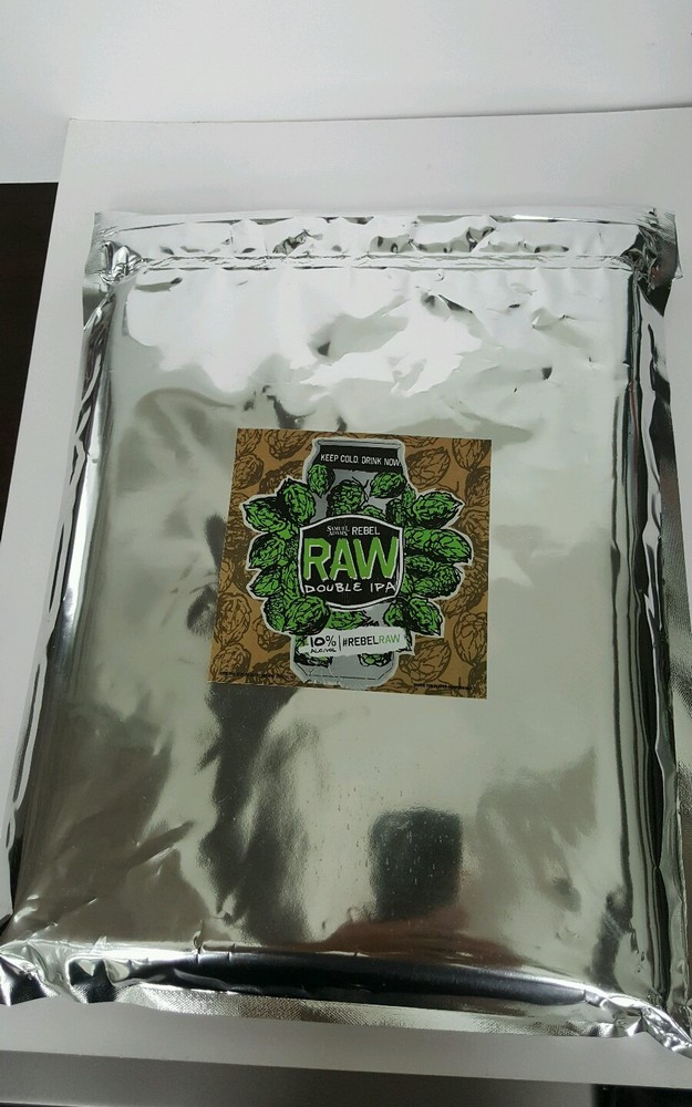 Samuel Adams Rebel Raw Double IPA Insulated Envelope Pack Cool Pack