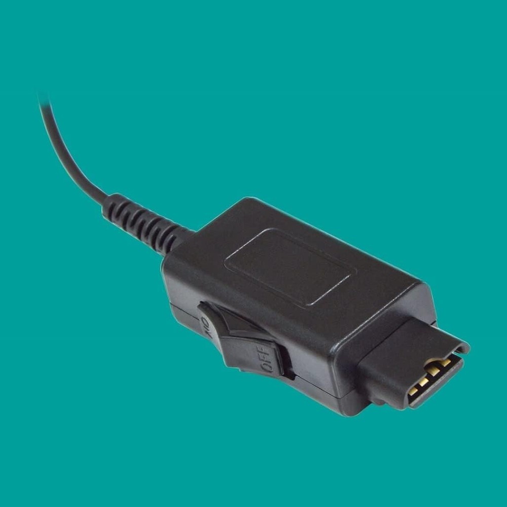 Y-Splitter Adapter Y-Training Cable with Mic Switch Compatible with Plantronics