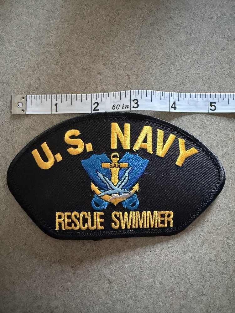 US Navy Rescue Swimmer Iron On Patch