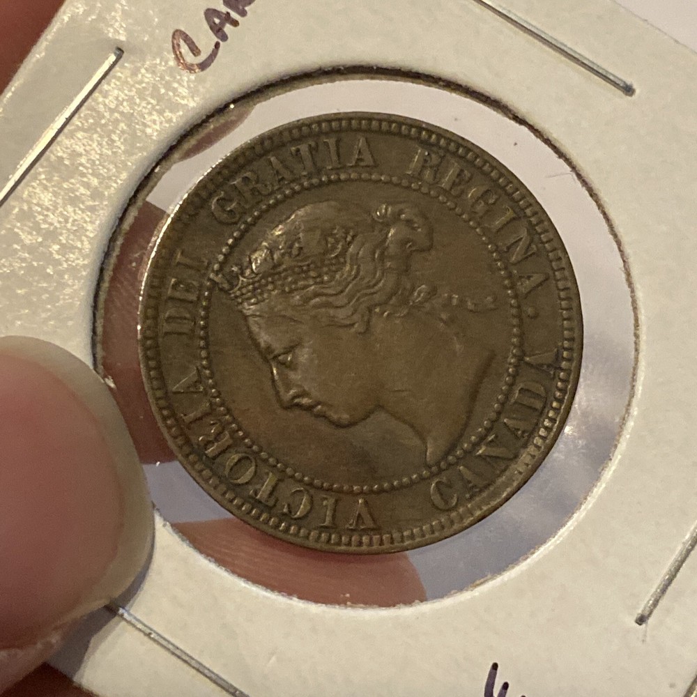 1893 canada large cent queen victoria