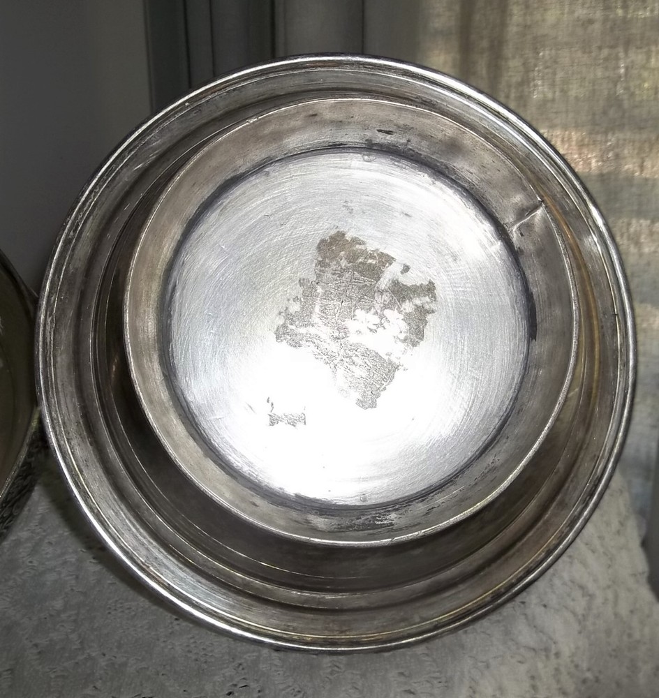 Antique VICTORIAN Silverplate Covered handled BOWL Dome