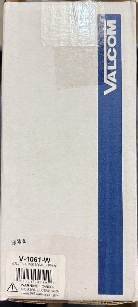 Valcom V-1061-W Talkback Wall Speaker White