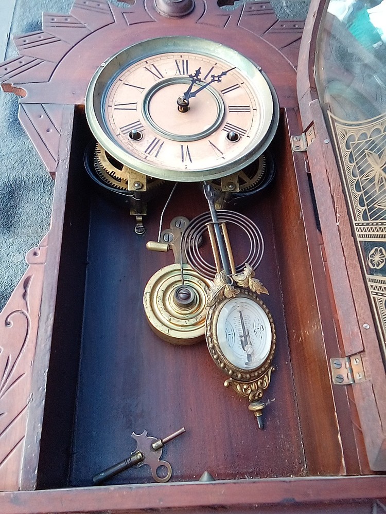 Antique Regulator Wall Clock