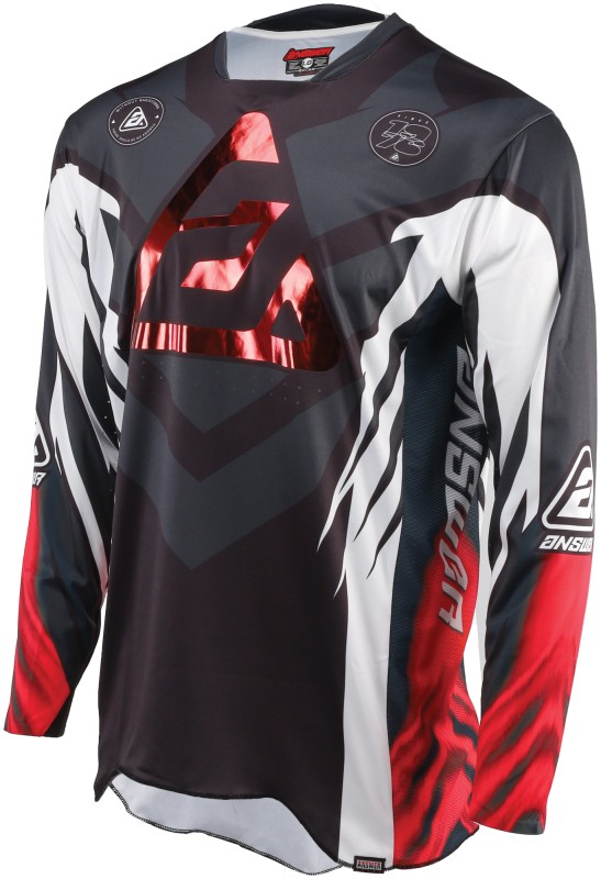 Answer 442502 25 Elite Xotic Jersey Crimson/Black - Medium
