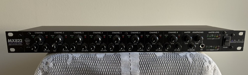 ART MX822 Stereo Rackmount Mixer