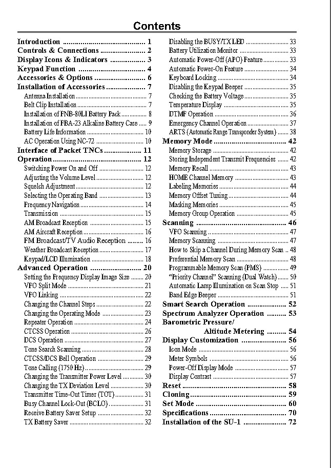 Yaesu VX-5R Instruction Manual Operating Guide Coil Bound