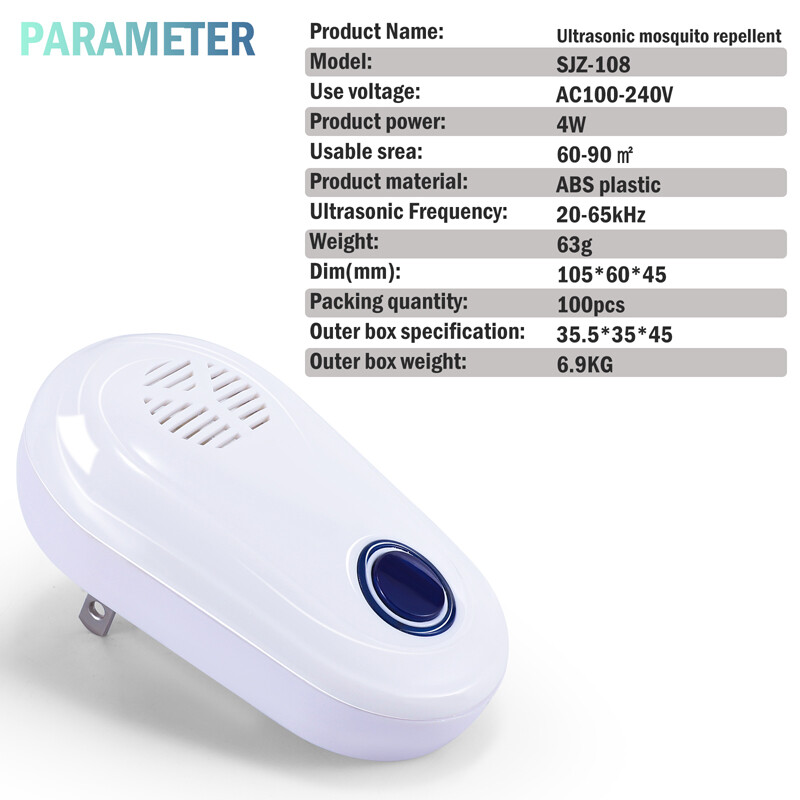 3-Pack Pest Bugs Insect Rodent Repeller: Plug-In Electronic Pest Control 60-150㎡