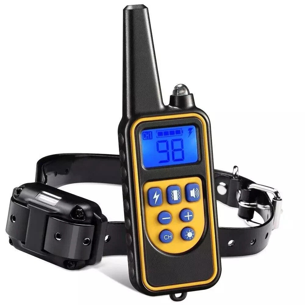 3000FT Remote Dog Training Collar – Rechargeable Shock, Vibration & Beep Trainer