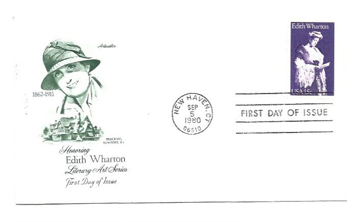 1832 Edith Wharton Artmaster  FDC