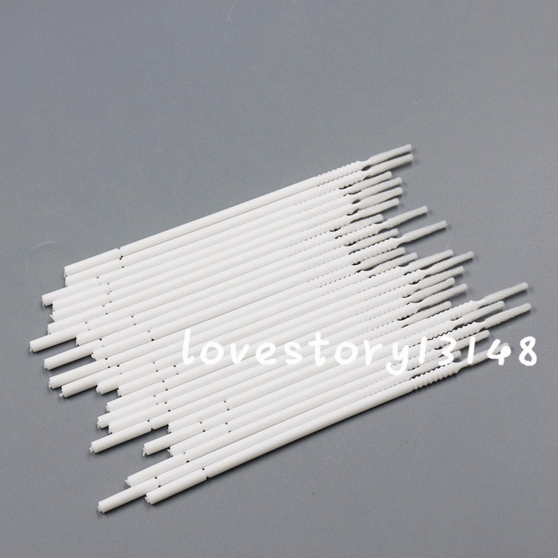 Dental Disposable Micro Brush Bendable Applicator Tips Long Cylidner Stick