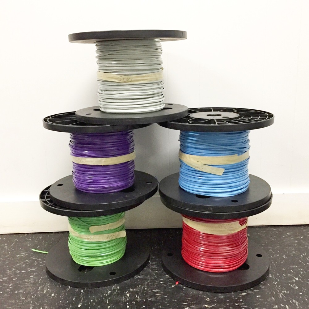 NEW 4 Conductor, 7/36tc Flat Cable - BLUE