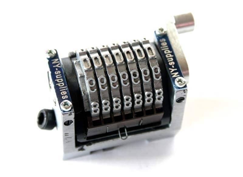 7 Digit Rotary Straight Numbering Machine for Hamada / Multilith / Ryobi DropZer