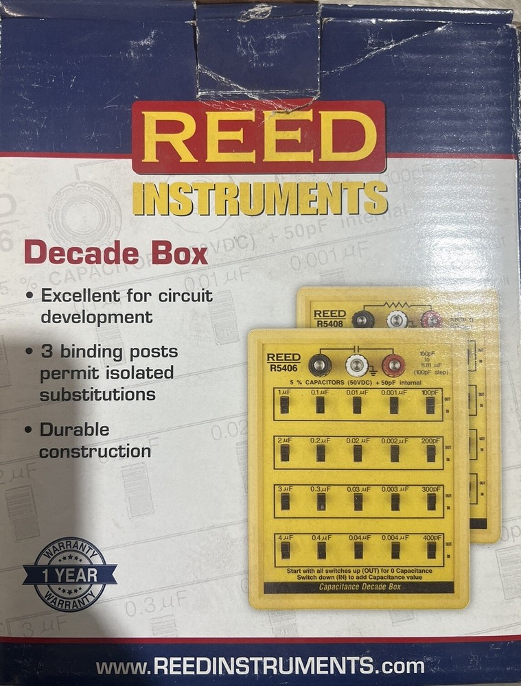 REED Instruments R5408 Resistance Decade Box