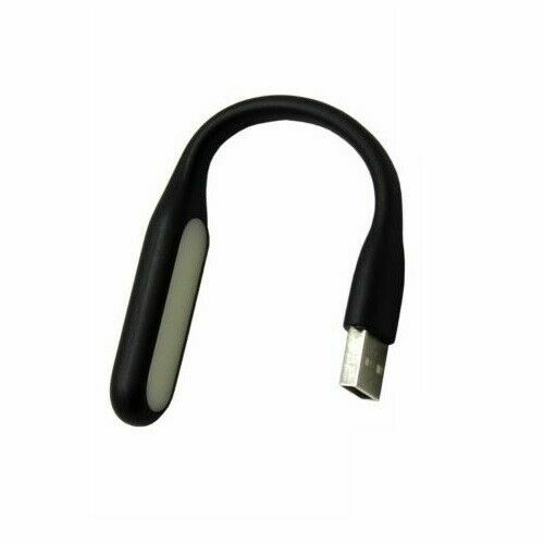 2x USB LED Lamp Light Laptop Computer Desktop Bright White Study Flexible Black