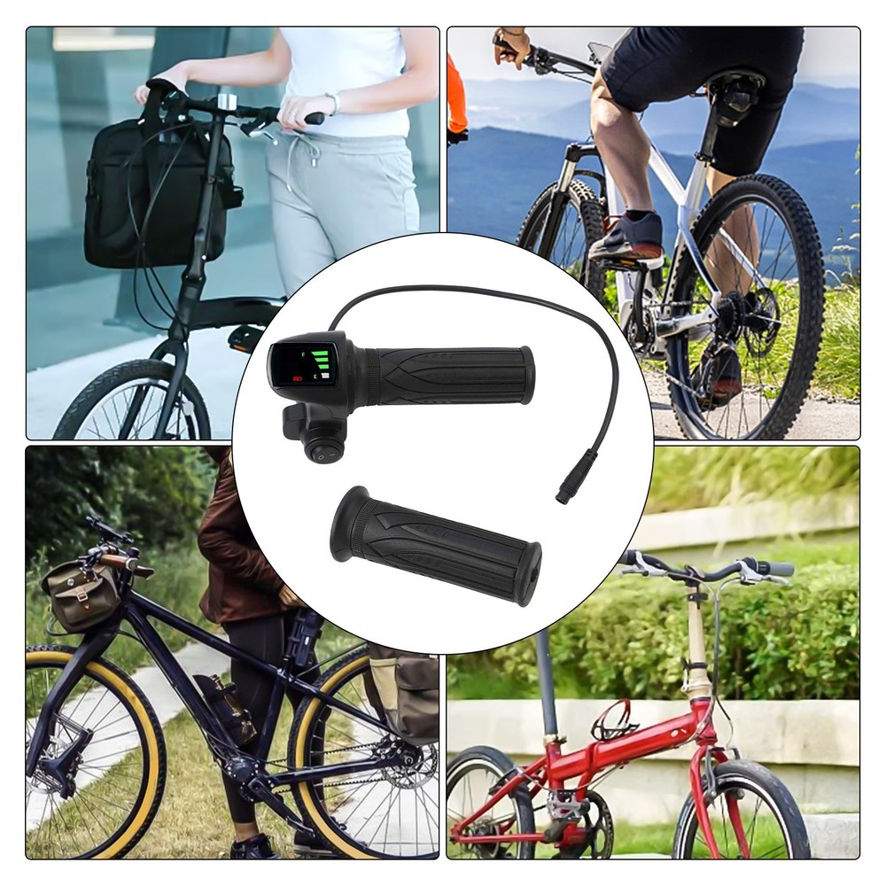 Electric Scooter Throttle 6 Pin Interface With Power Off Switch For E Bikes