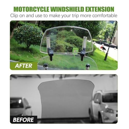 Universal Motorcycle Windshield Extension Motorcycle Wind Transparent