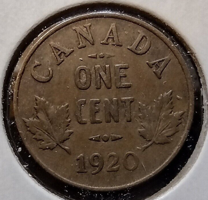 1920 Canada small one cent (1c)