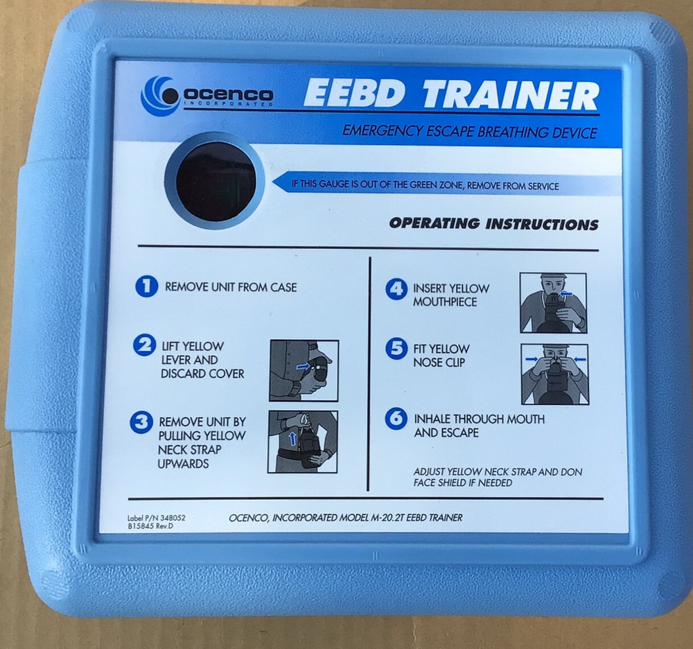 Ocenco EEBD Trainer Breathing Device M-20.2T