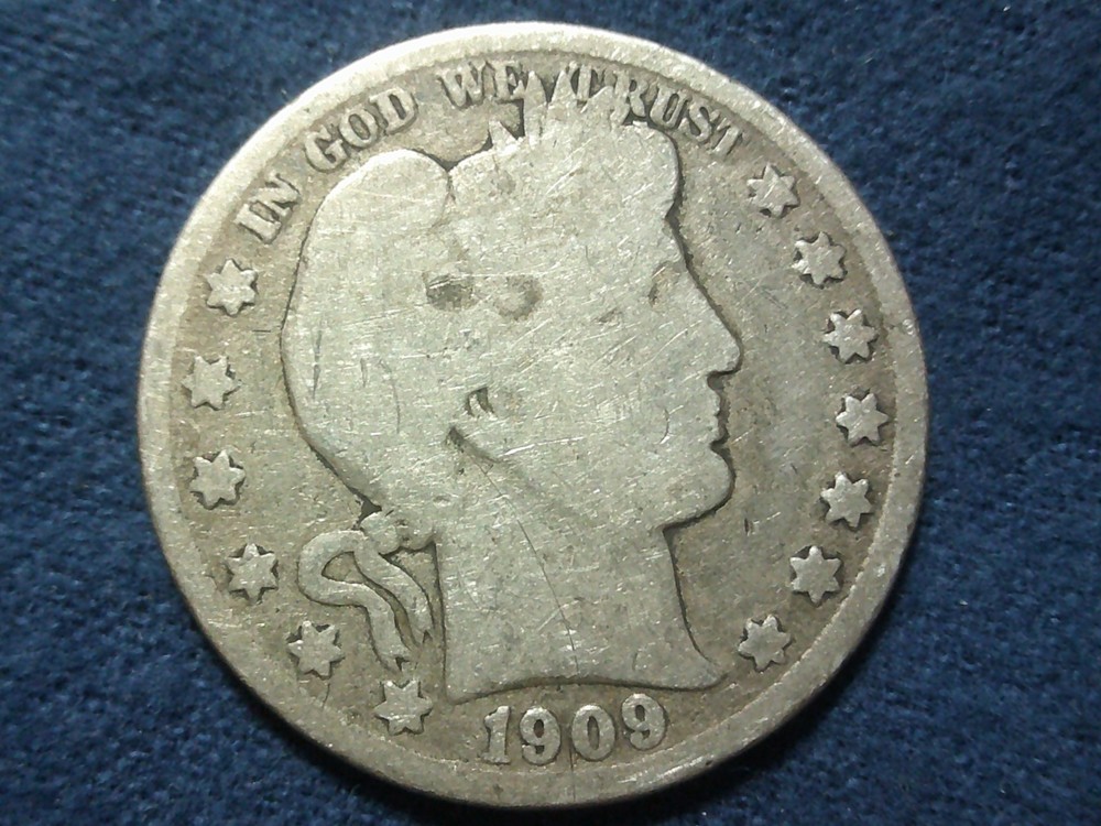 1909-O Barber Half Dollar