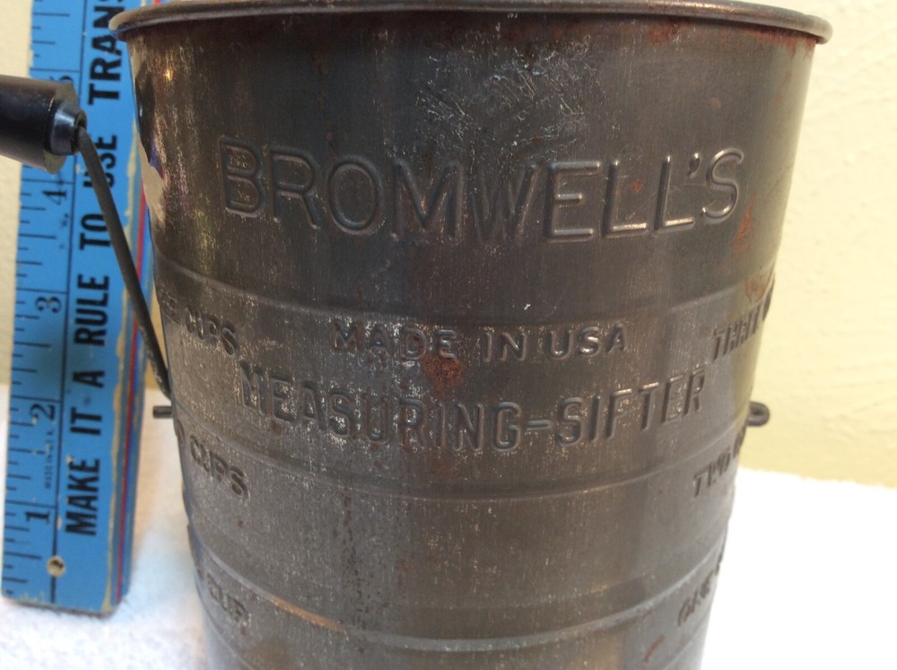 Bromwell's sifter vintage kitchen collectible