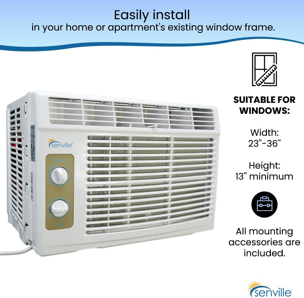 Senville 5000 BTU Window Air Conditioner