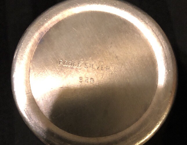 Poole Silver Paul Revere Creamer Pitcher 528