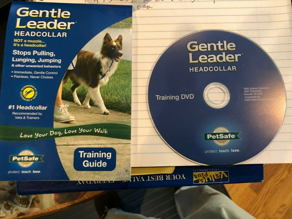 Gentle Leader dog headcollar training DVD and guide