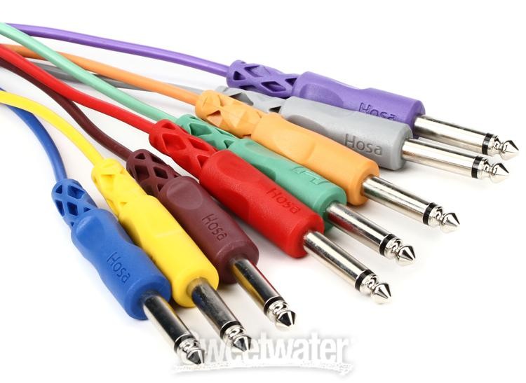 Hosa CPP-801 8-channel 1/4" TS Male Snake - 3.3'