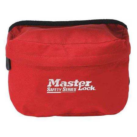 Master Lock S1010 Lockout Pouch, Unfilled, Bag, Red