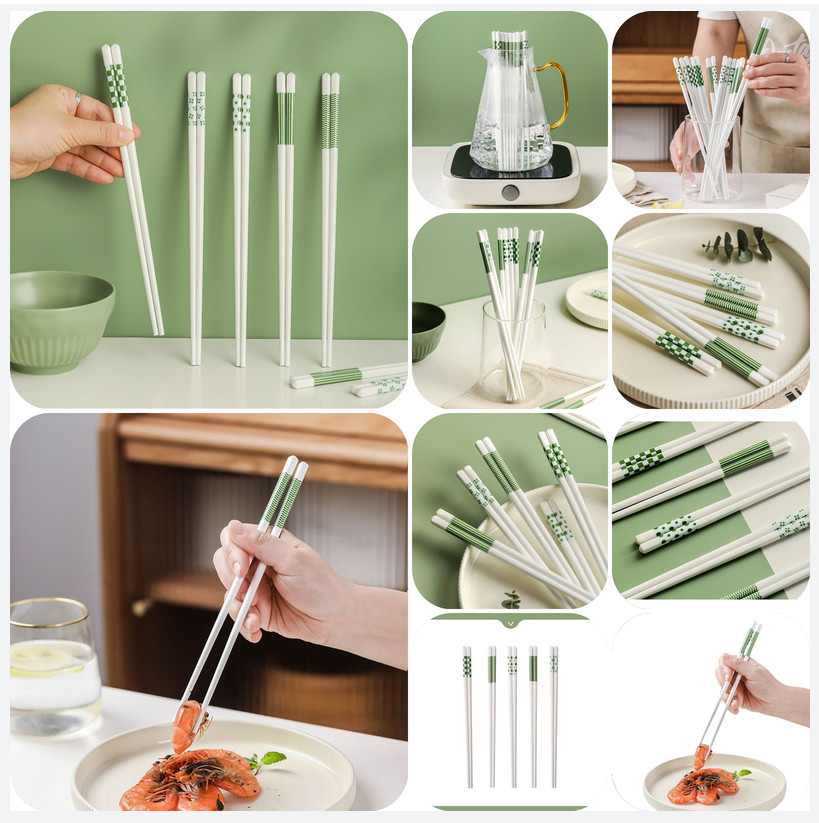 Northern Europe Minimalist Style Kitchenware Ceramic Chopsticks Home Tableware