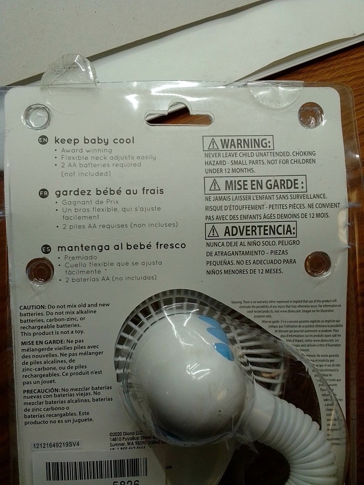 Diono portable stroller Fan