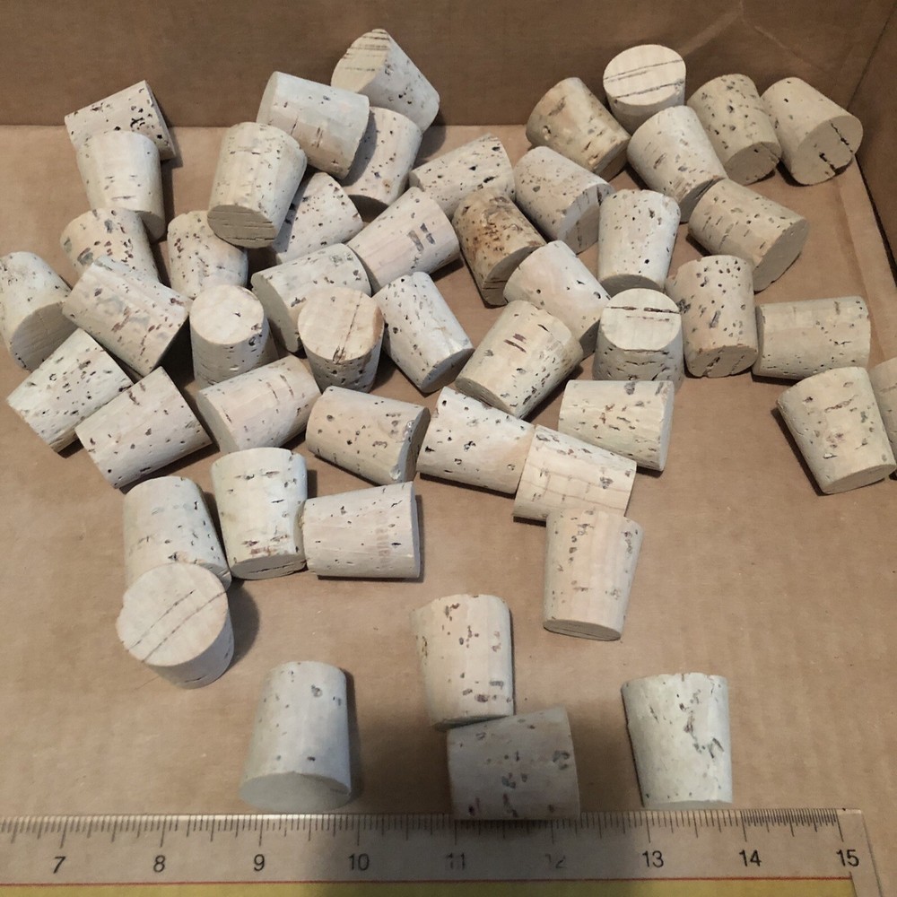 50 #12 Tapered Corks Arts/crafts Wine/lab/science