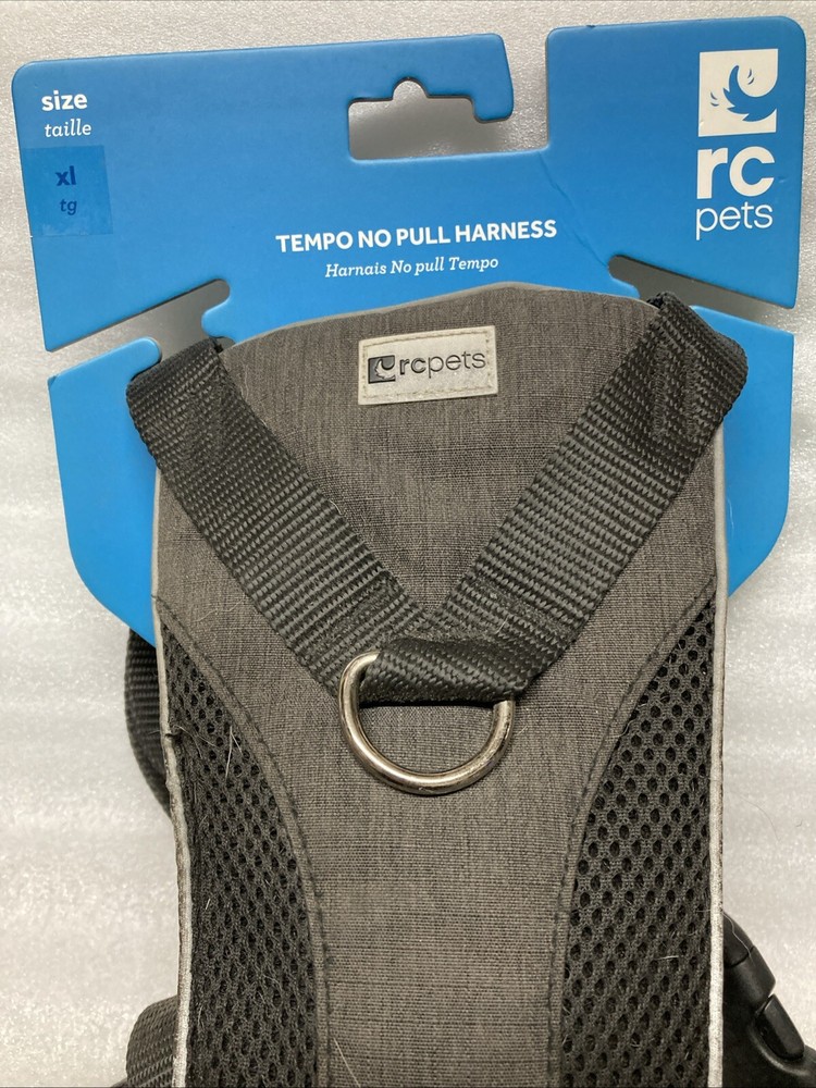Tempo No Pull Harness XL Heather Black
