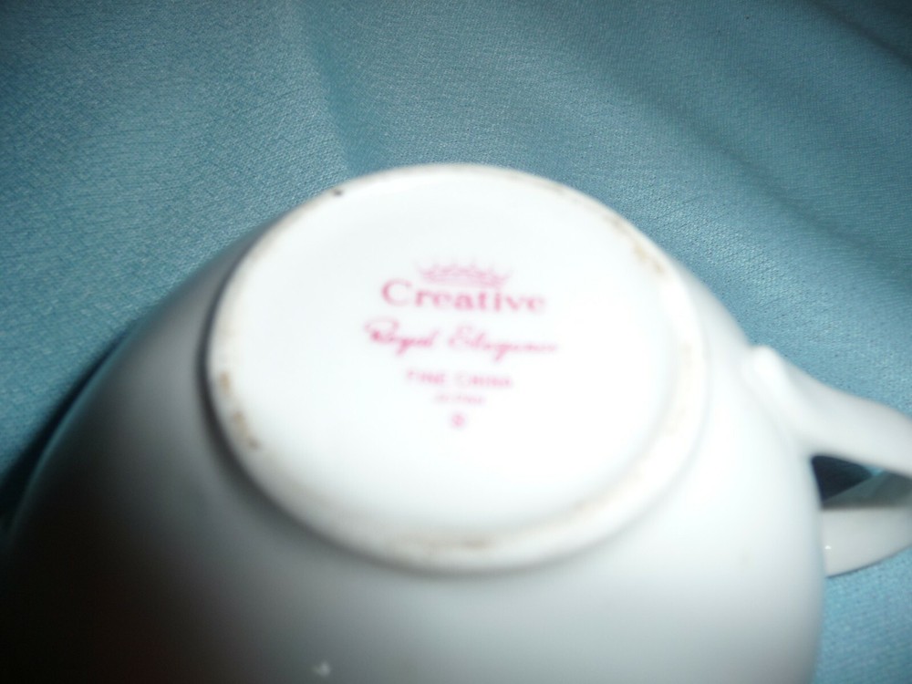 CREATIVE Royal Elegance Fine China Creamer Pitcher Excellent