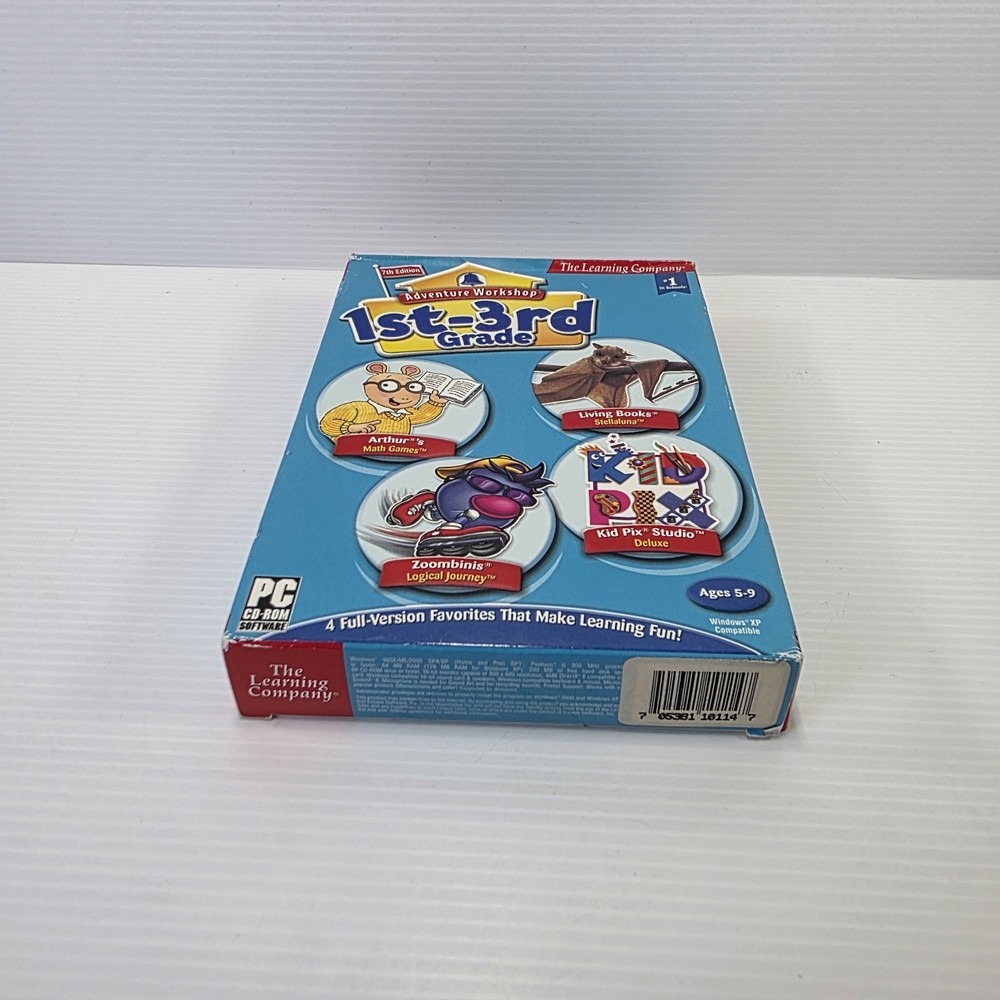 Adventure Workshop 1st–3rd Grade PC/Mac CD – Arthur 7th Ed – Learning Games