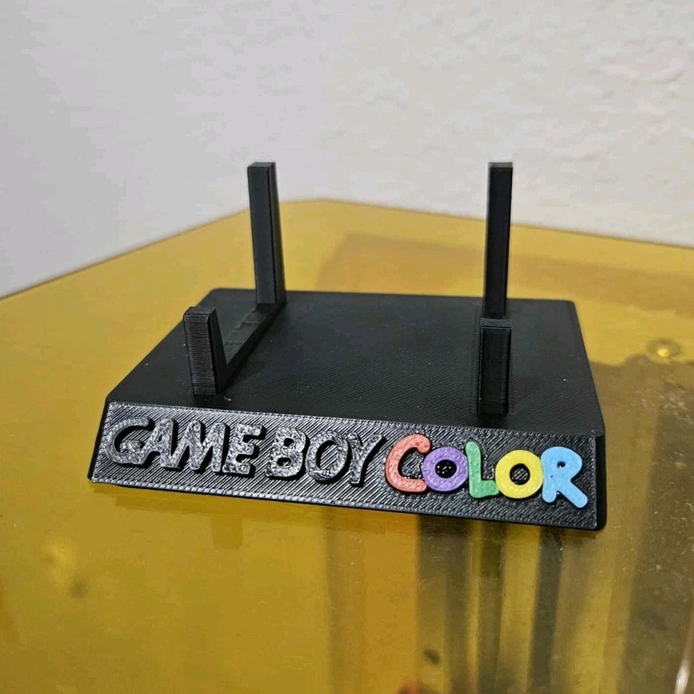 Stand Holder for Nintendo Game Boy Color Console, Black Multicolor