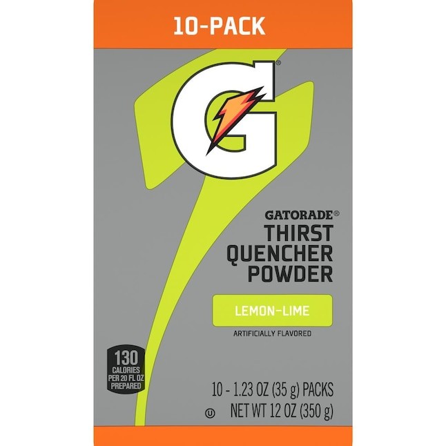 Gatorade 10 -Pack 1.23-fl oz Lemon Lime