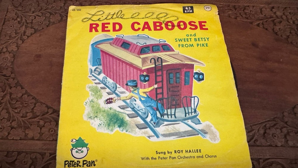 Little Red Caboose  45 Record