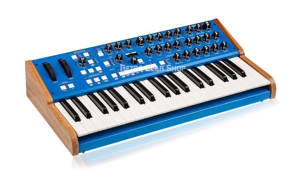 GS Music Bree6 Keyboard Polyphonic Analog Synthesizer Blue