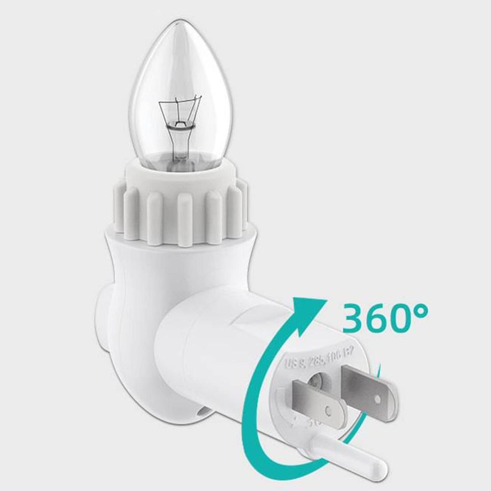 Plug in Night Light Module,Night Light Plug with ON/Off Switch,E12 Base Socke...
