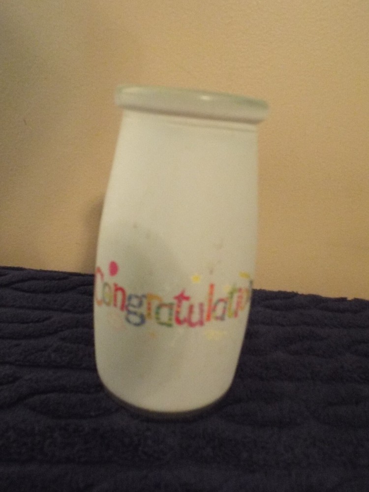 Congratulations Flower Vase