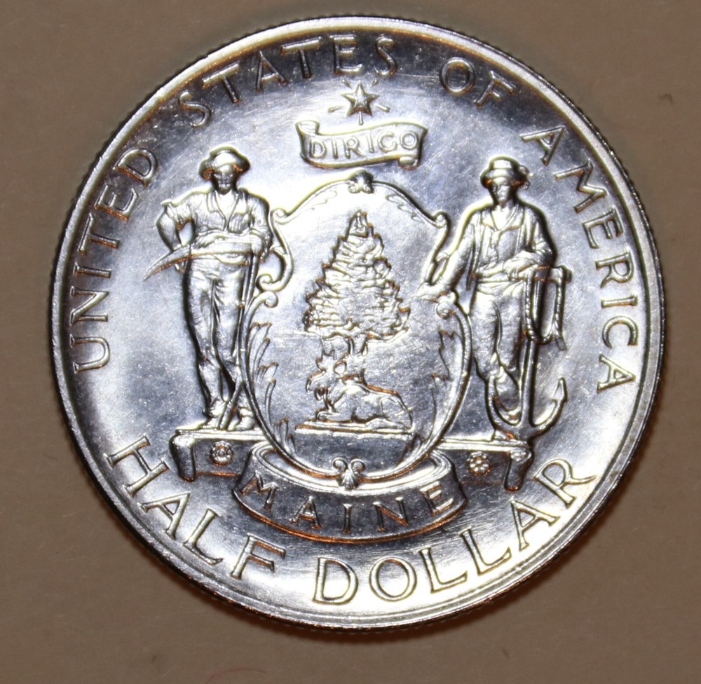 1920 Maine Centennial Commemorative Half Dollar Uncirculated