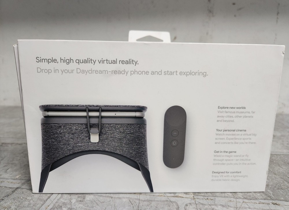 Google Daydream View Virtual Reality Headset USED