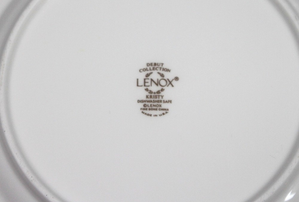 Lenox KRISTY 5 pc dinner setting--pristine condiion