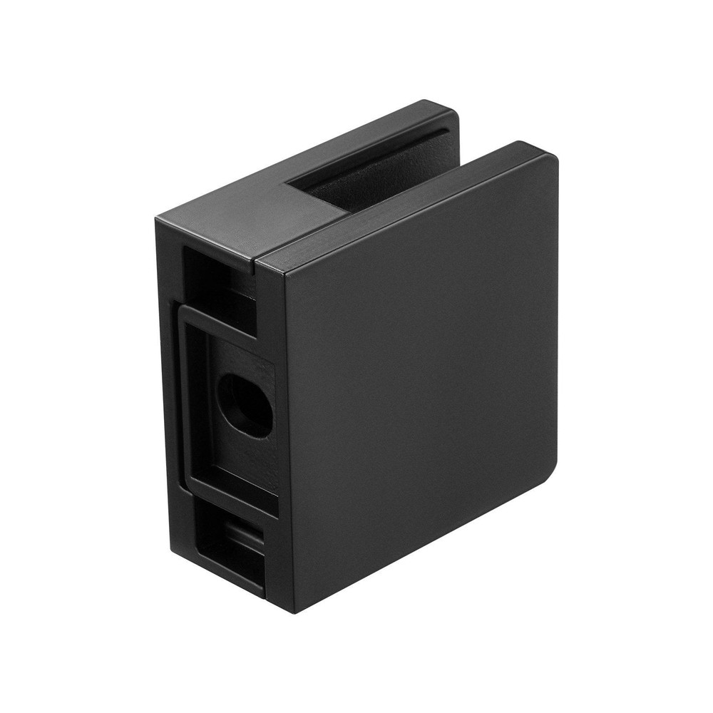 Glass Panel Support Bracket 40PC 8-12mm Clamp Type Black