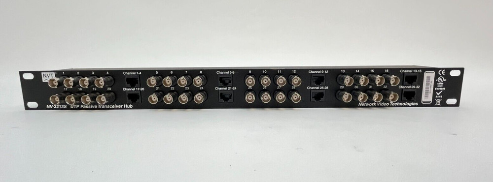 Network Video Technologies NVT NV-3213S UTP Passive Transceiver Hub