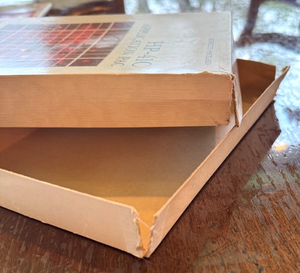 HP-41CV Calculator TESTED WORKING Time Module Securities Pac Manual Box