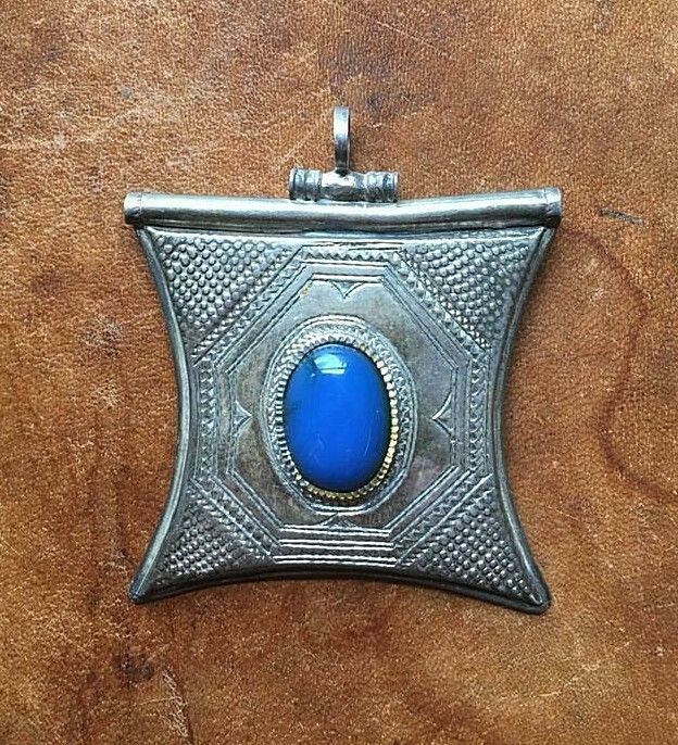 Antique Silver Berber Amulet