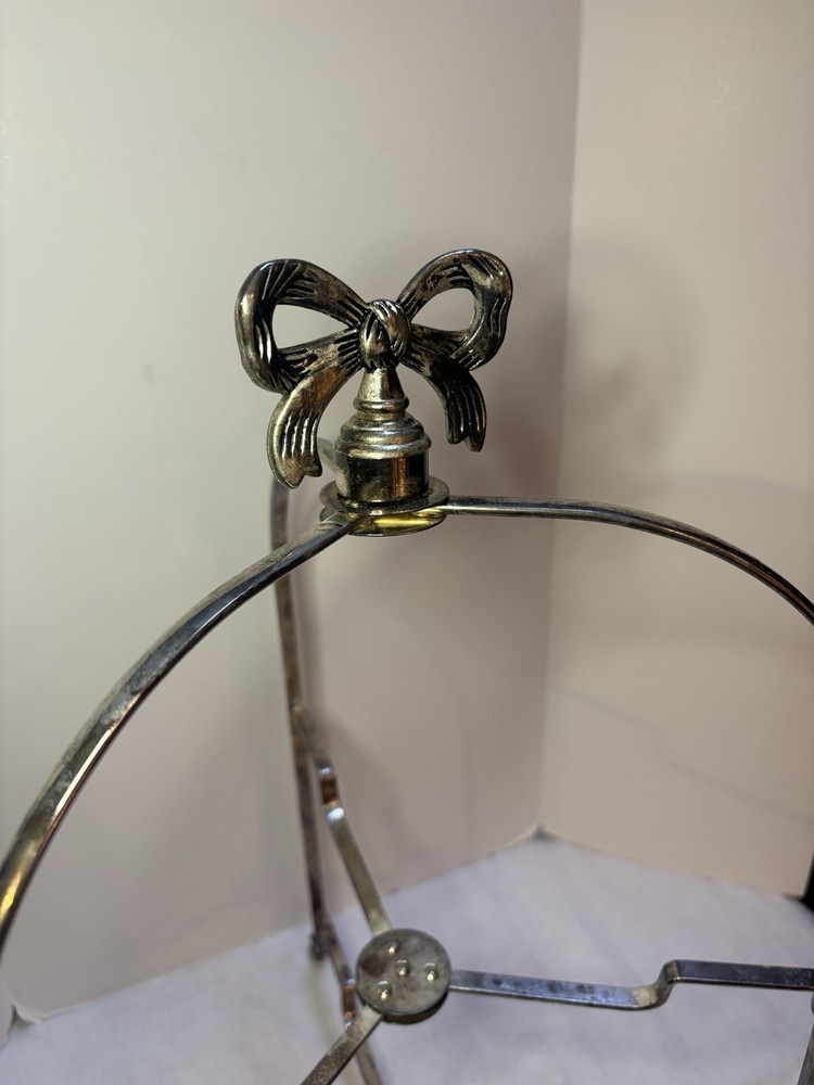 Studio Silversmith Vintage Silver Plated Folding Dessert Tray Server Stand